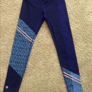 Athleta Asymmetrical Camo Sonar Tights